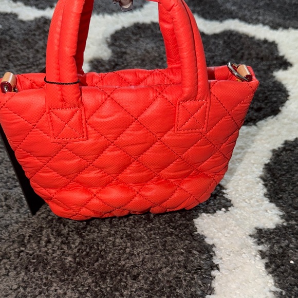 MZ Wallace Poppi (Orange) Petite Metro Tote Deluxe. New With Tags - Picture 3 of 8